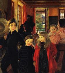 Albert Besnard A Family oil painting picture